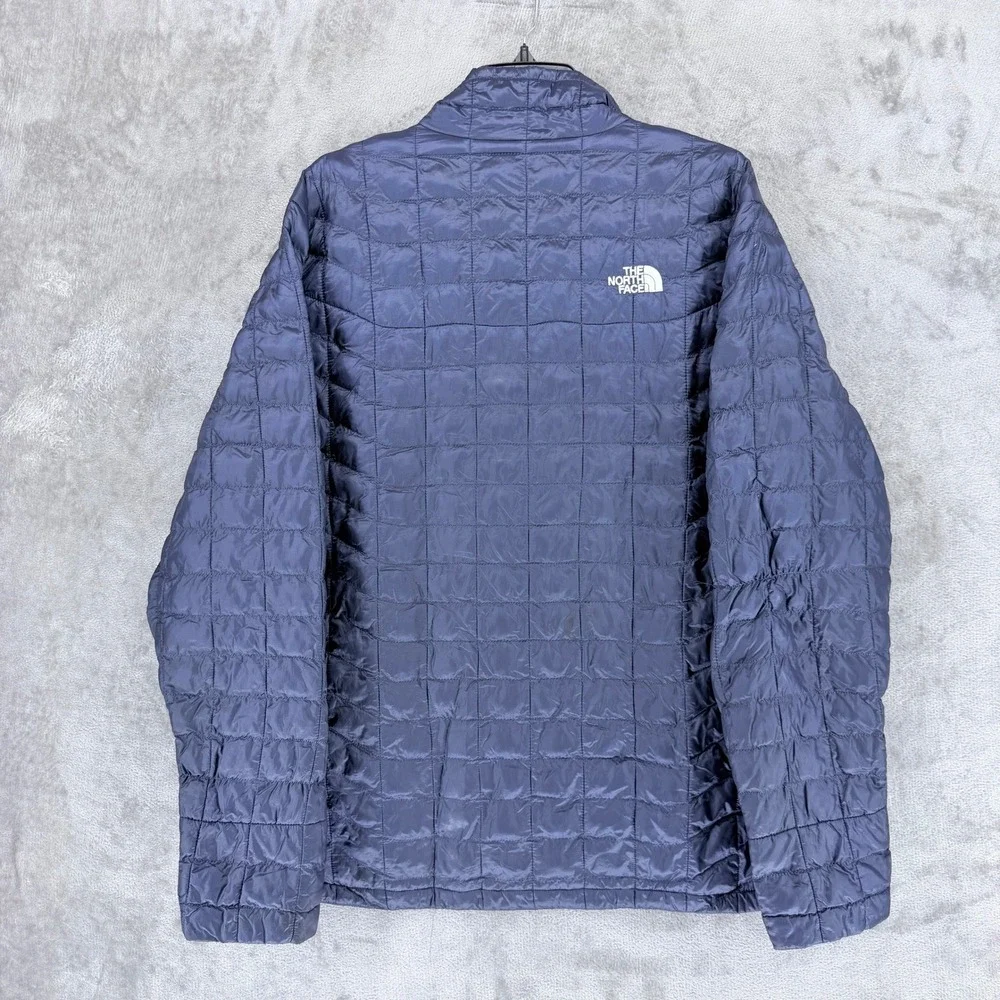 The North Face Thermoball Navy Blue Quilted Puffer Jacket Mens XL Full Zip C762